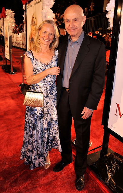Alan Arkin with his currnet wife Suzanne Newlander Arkin