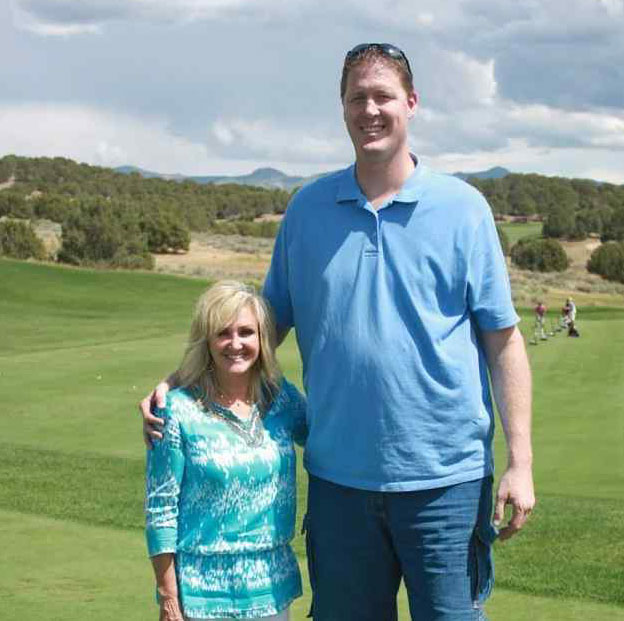 Annette Evertson with her ex husband Shawn Bradley