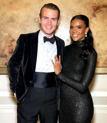 George Farmer with his Wife, Candace Owens